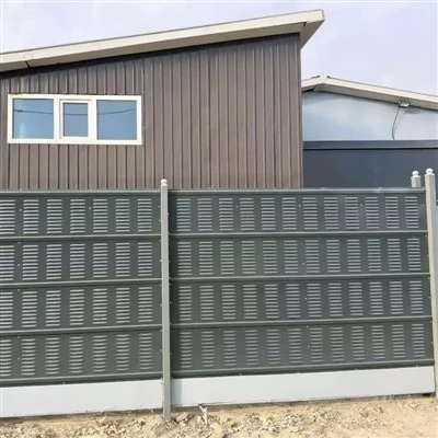 スチール製ルーバーフェンス